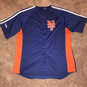 New York Mets Embroidered Logo Blue Jersey